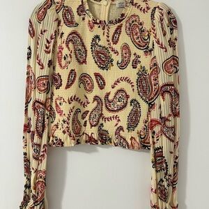 Wilfred top with boho print